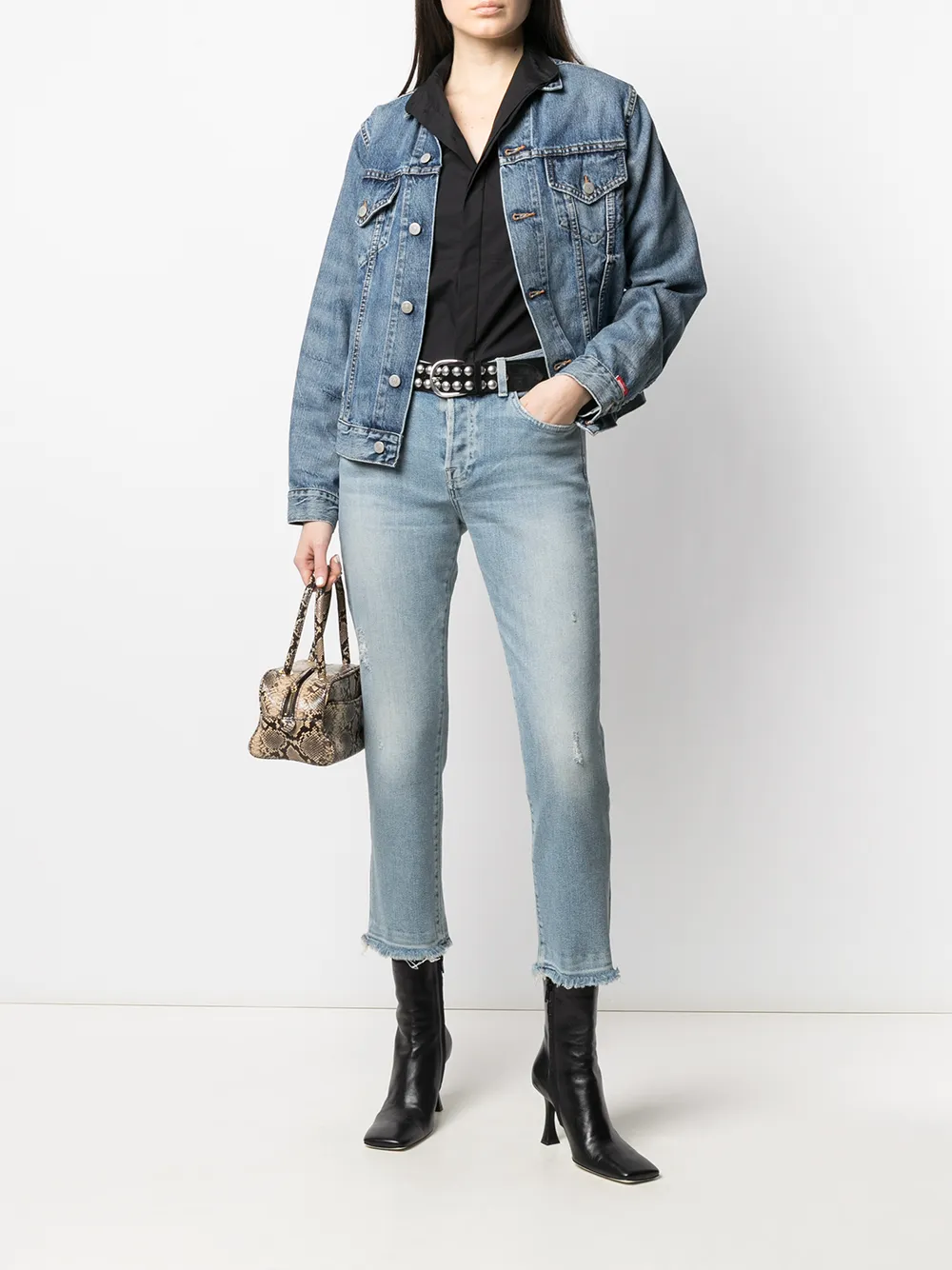 фото 7 for all mankind укороченные джинсы кроя слим
