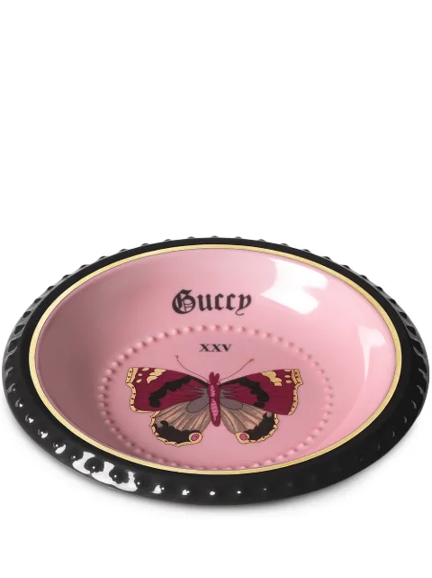 Gucci Hollywood butterfly-print trinket tray