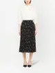 Image 2 of Prada lips print pleated skirt