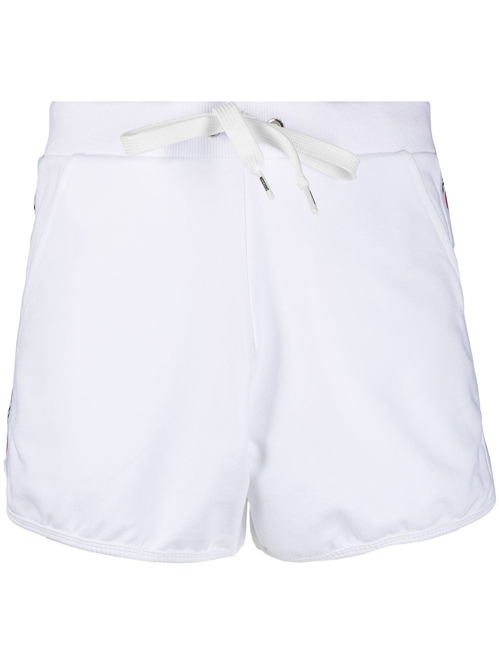 

Moschino logo-print drawstring shorts - White