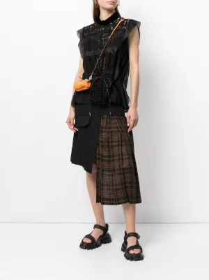 sacai サカイ コート（その他） 緑xカーキ(総柄) 0357924E0153 sacai サカイ コート（その他） 1(S位) 緑xカーキ(総柄) 【古着