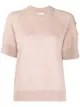 Image 1 of Barrie short-sleeved cashmere top