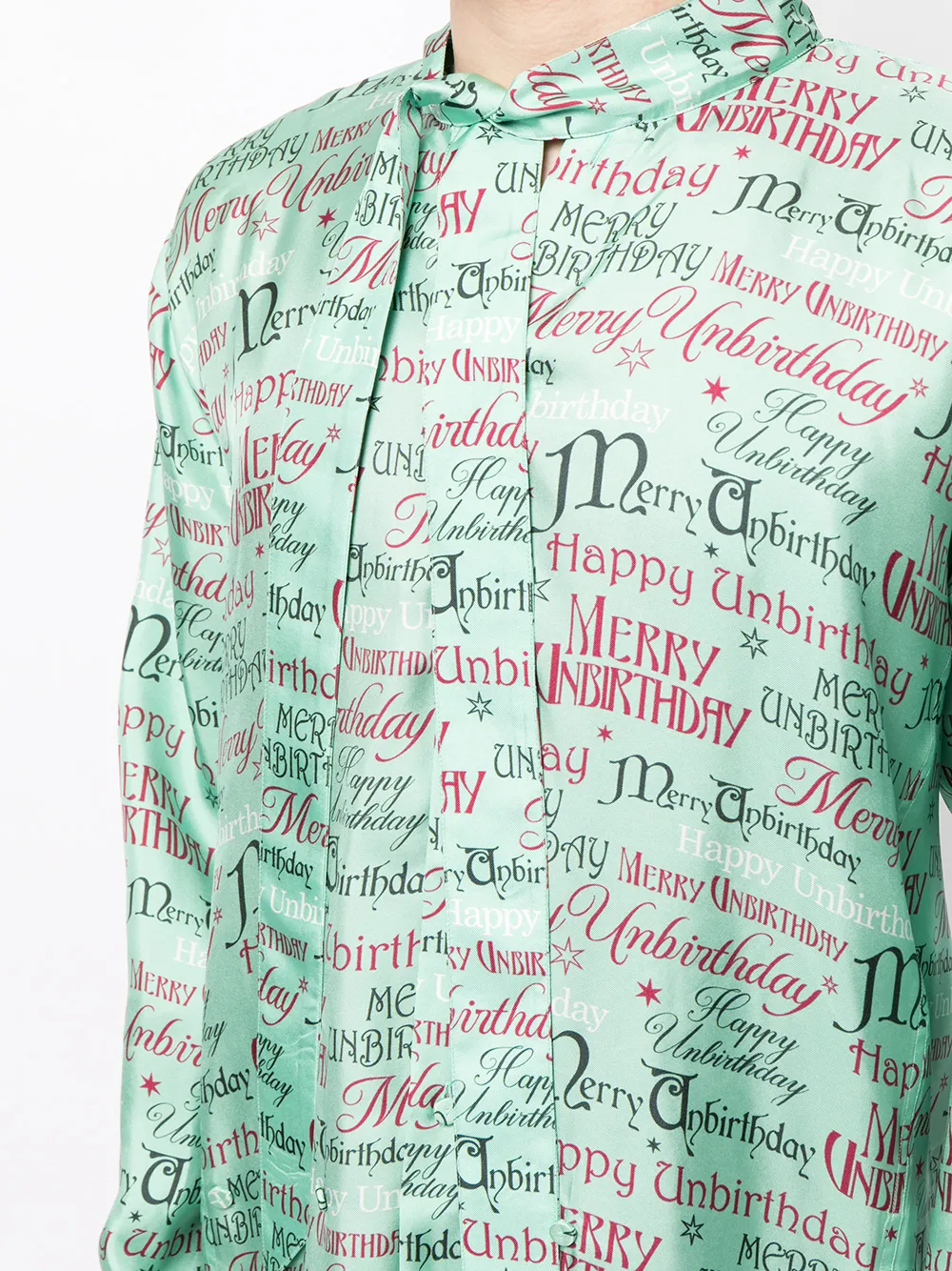 фото Doublet рубашка с надписью и завязками