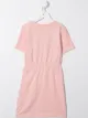 Image 2 of Calvin Klein Kids logo-print elasticated waist dress