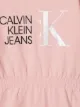 Calvin Klein Kids logo-print elasticated waist dress