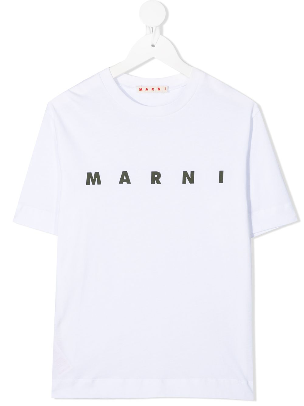 фото Marni kids футболка с логотипом