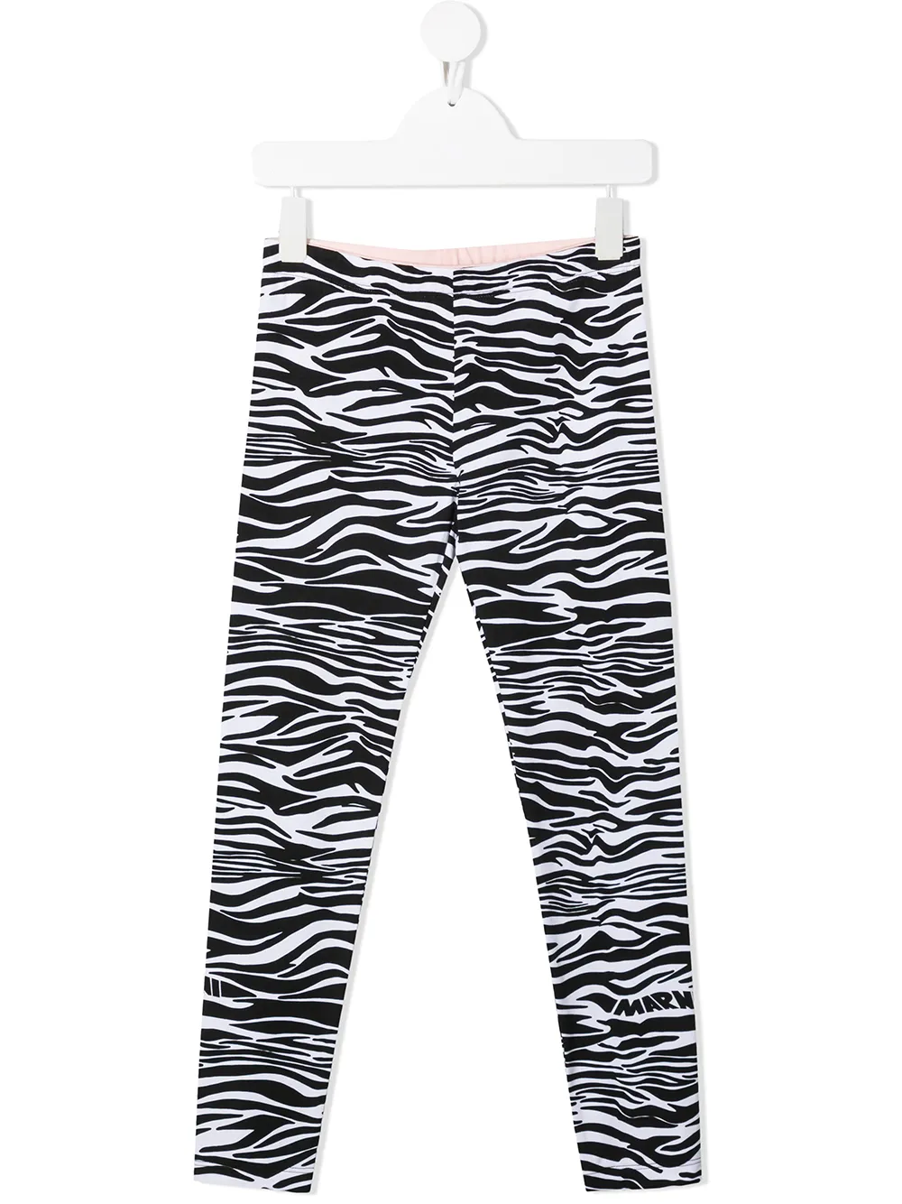Marni Kids легинсы с зебровым принтом