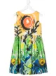 Image 1 of Marni Kids floral print flared dress