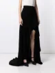 Elie Saab front-slit high-waisted skirt