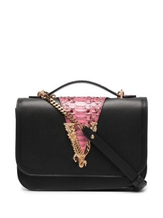 versace pink python bag