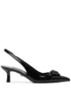 Image 1 of Versace La Medusa slingback pumps