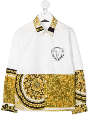 versace shirt button up