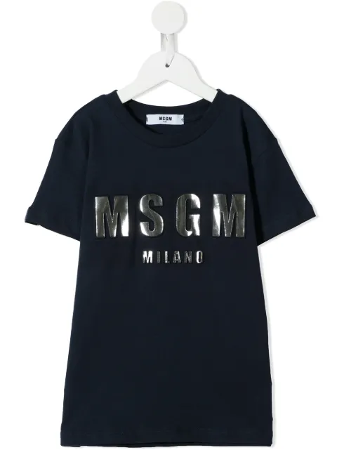 MSGM Kids logo-print T-shirt