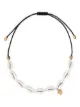 Versace Medusa shell necklace