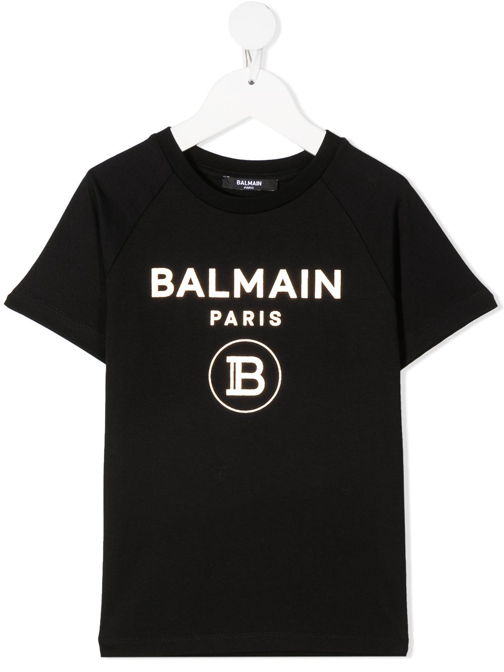 фото Balmain kids футболка с логотипом