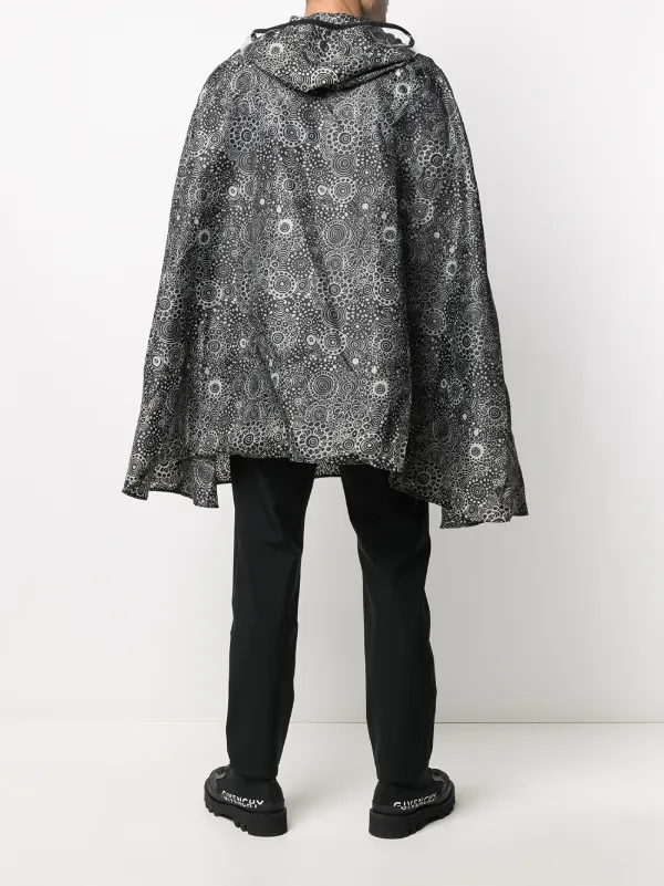 hooded rain cape