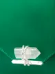 Marchesa satin-finish quartz crystal shoulder bag