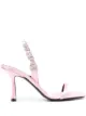 Image 1 of Alexander Wang embellished logo sandals