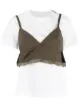 Image 1 of Sacai layered crop top