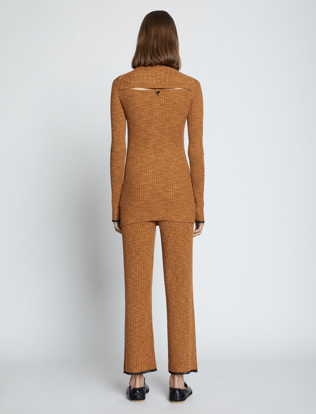 Fine Gauge Rib Knit Top #3
