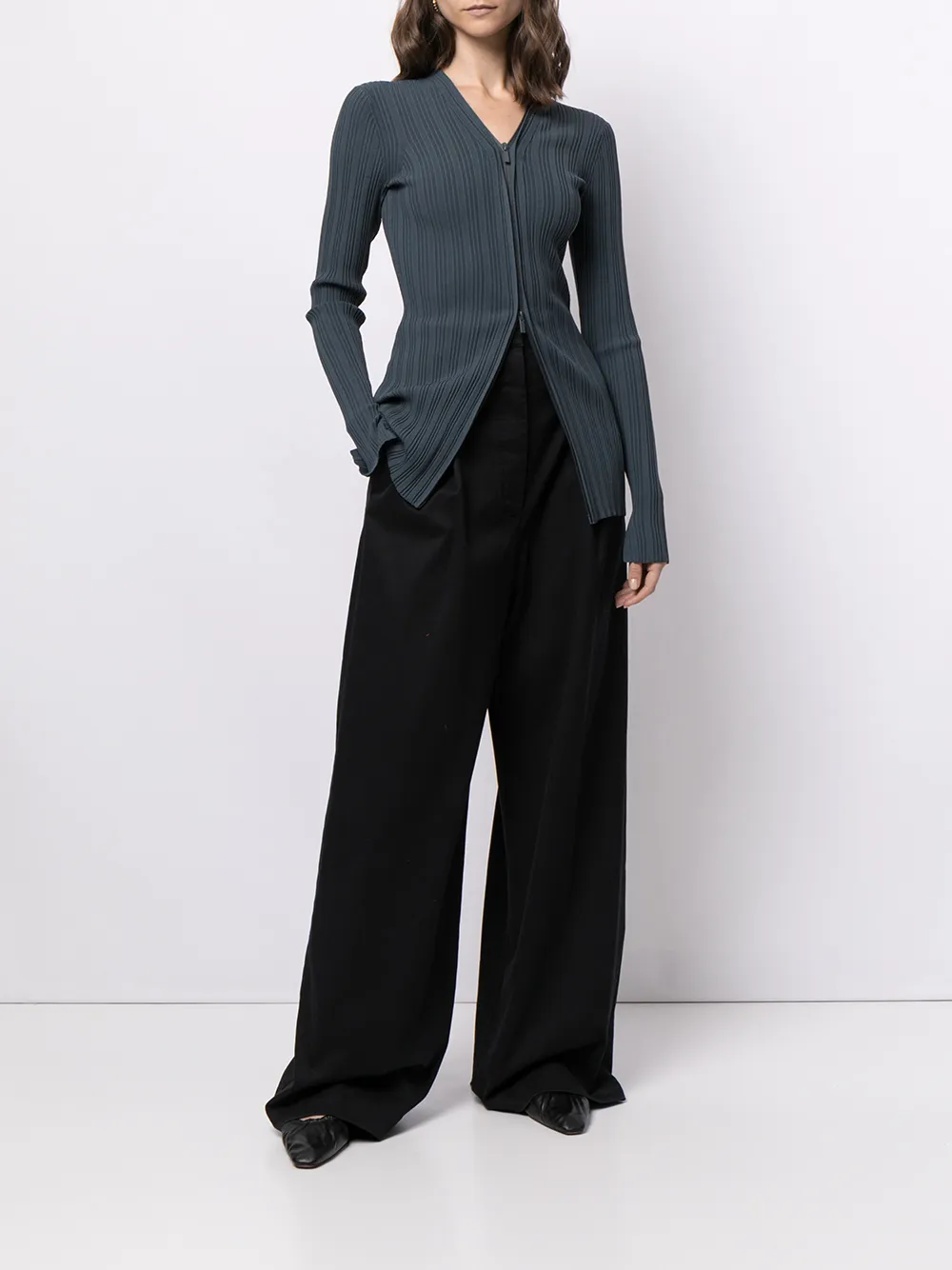 фото Proenza schouler white label пальто кардиган на молнии