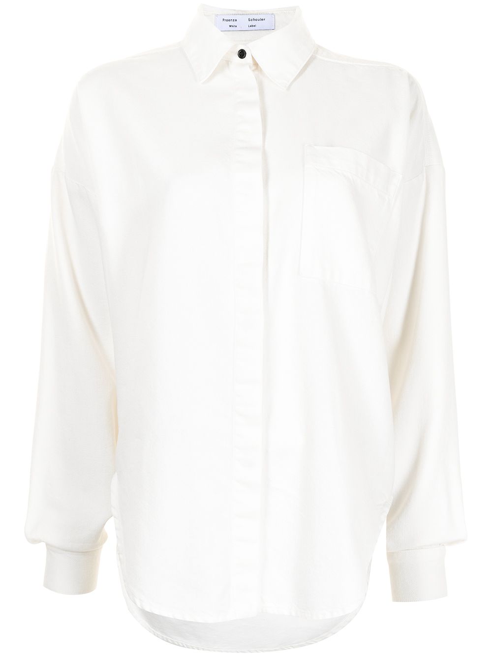 Proenza Schouler White Label Long-sleeve Button-fastening Shirt In White