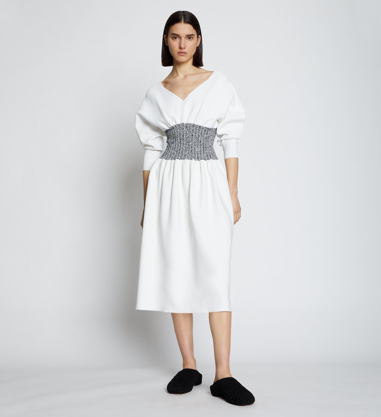 Matte Viscose Knit Dress