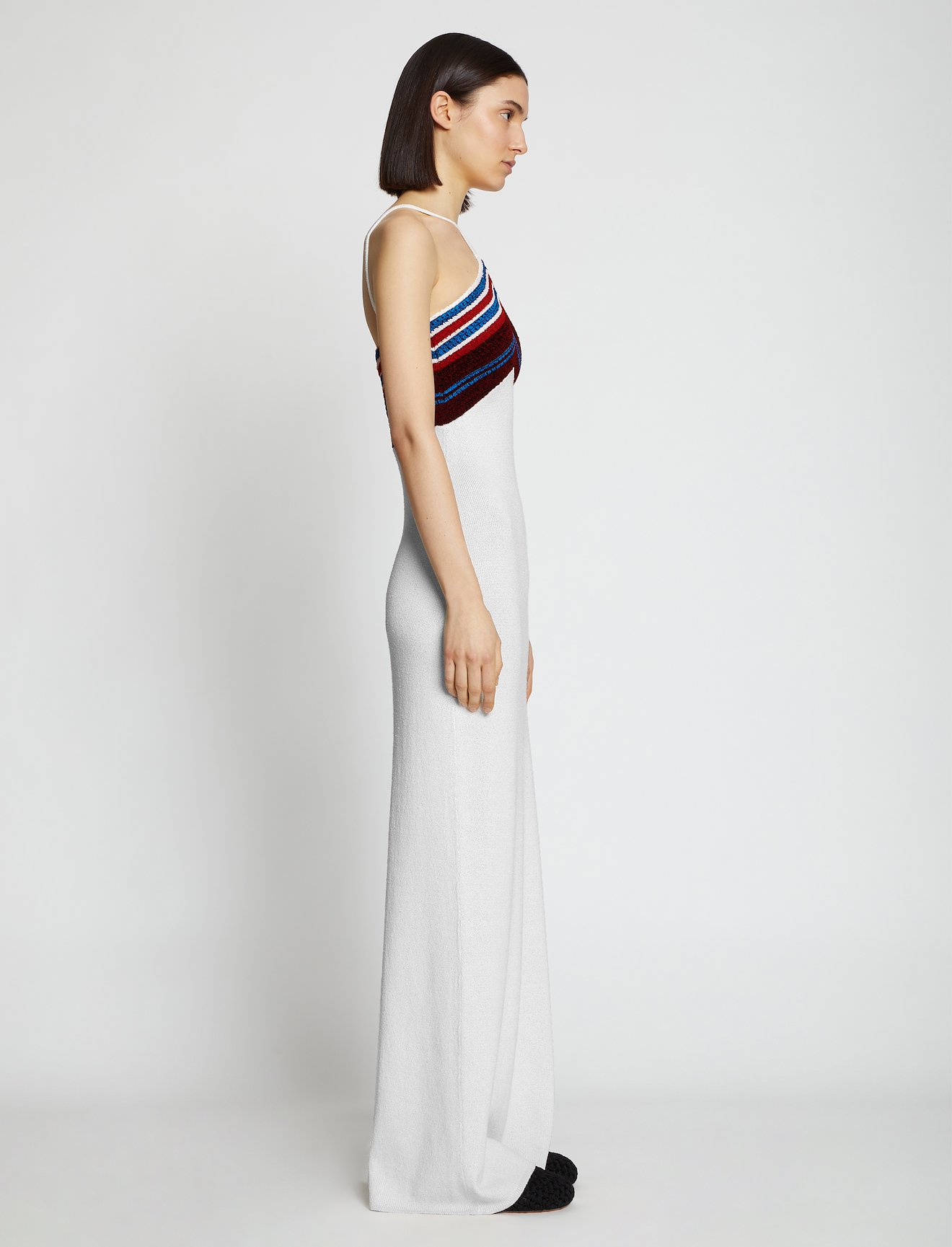 Crimp Knit Halter Dress #1
