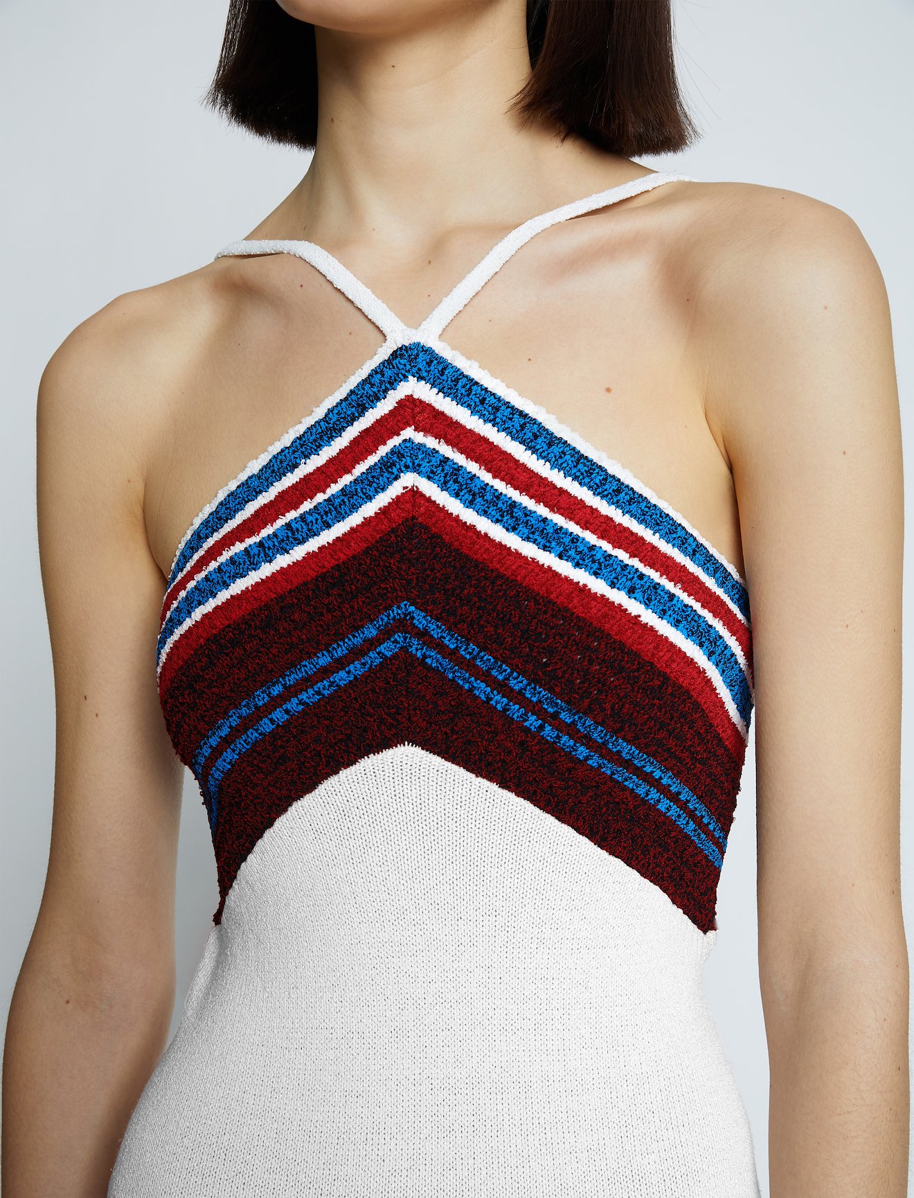 Crimp Knit Halter Dress #3