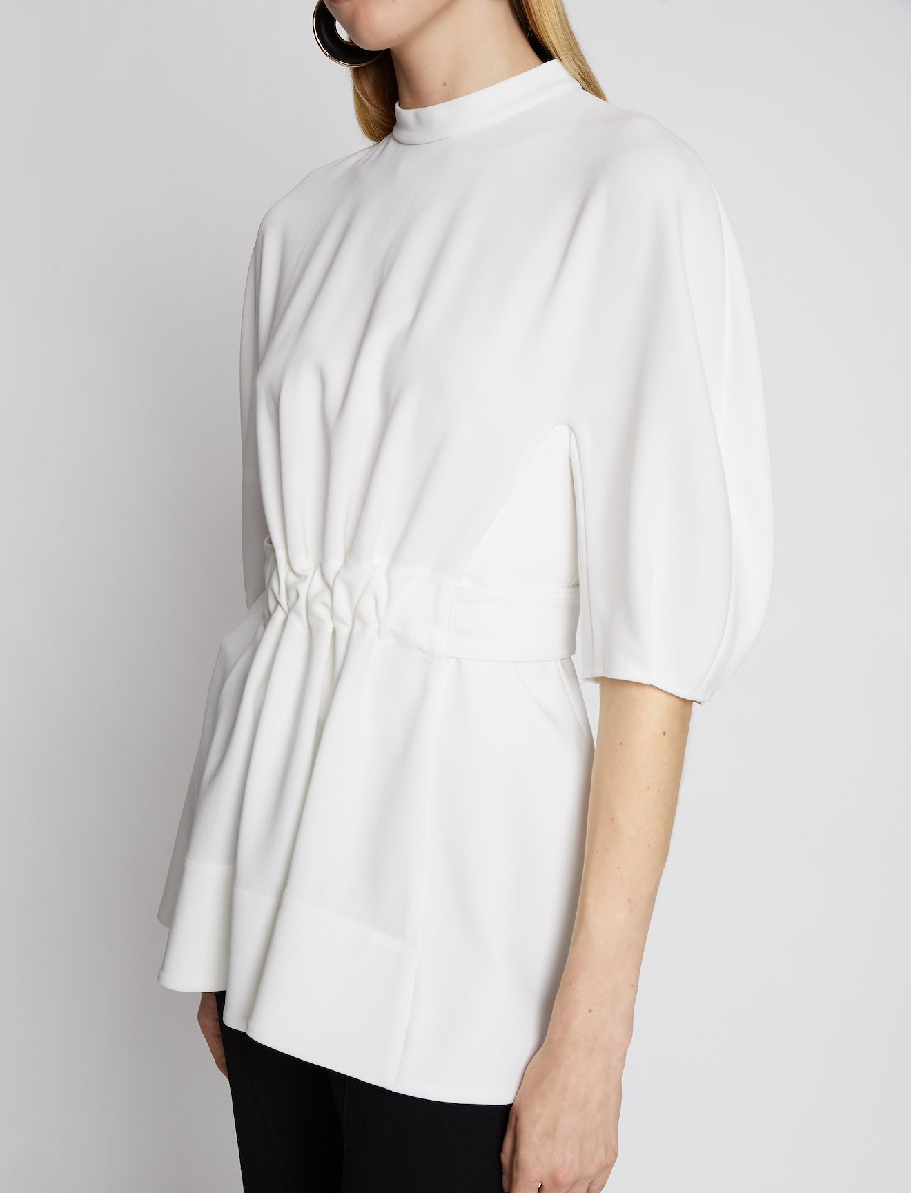 Crepe Belted Top #3