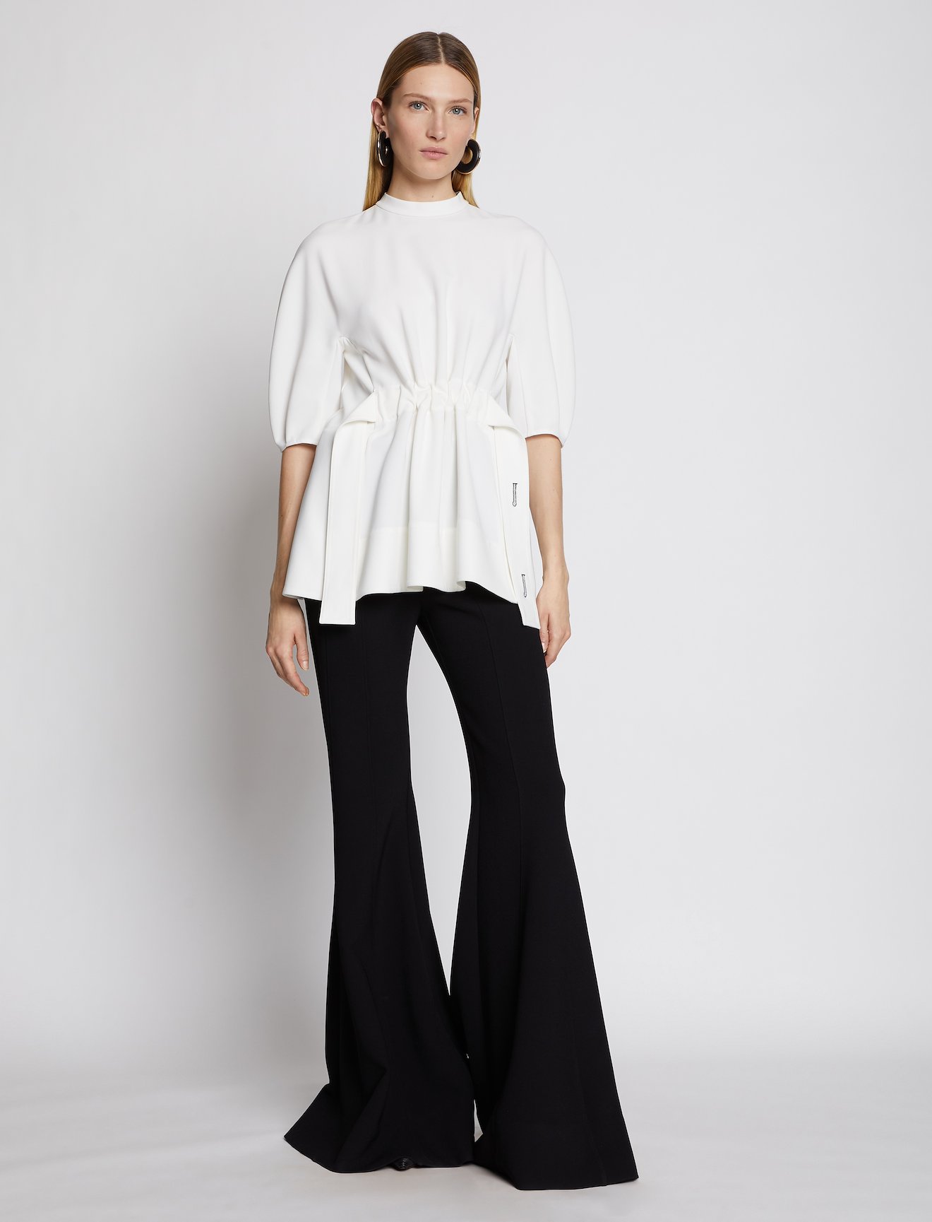 Crepe Belted Top #1