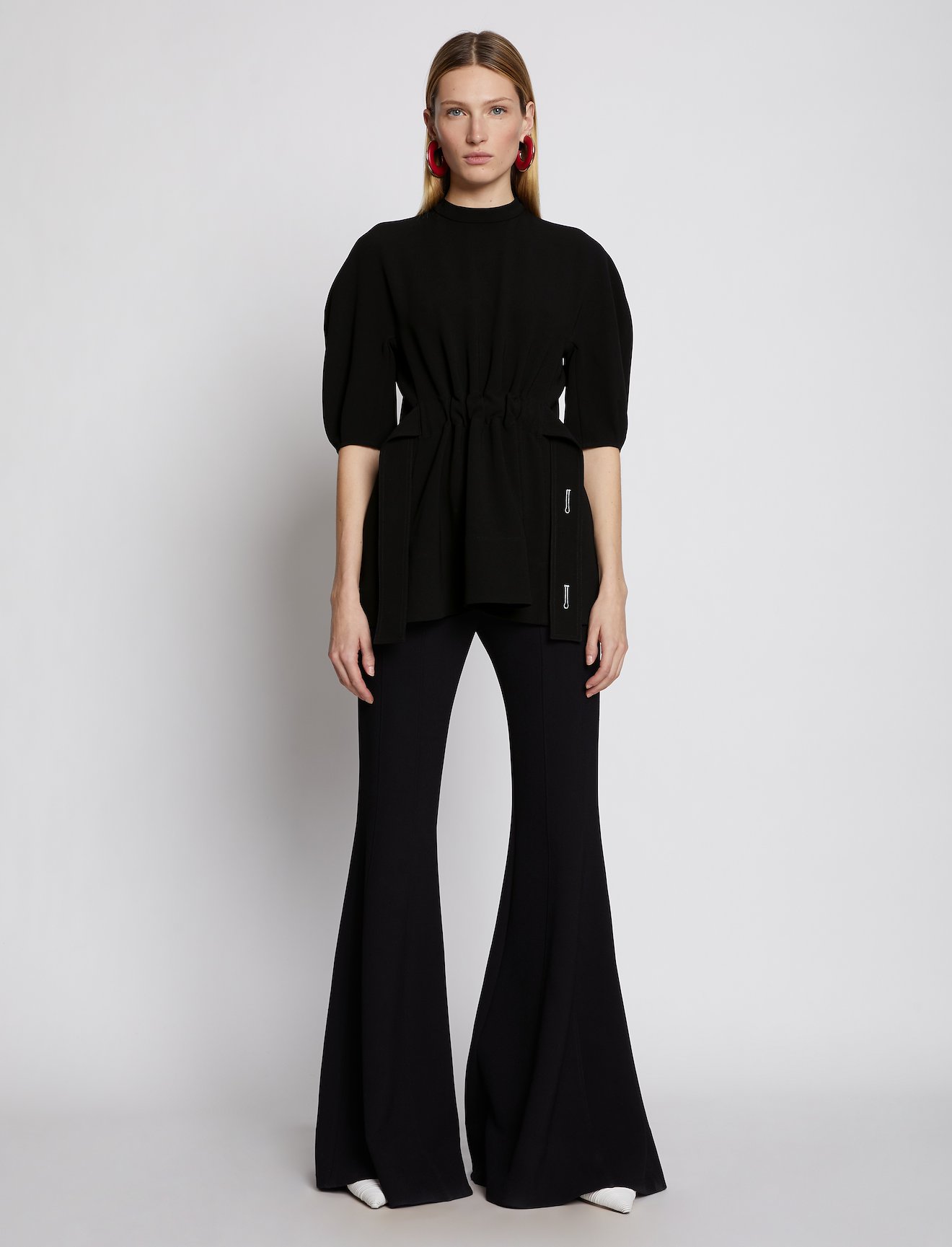 Crepe Belted Top #1