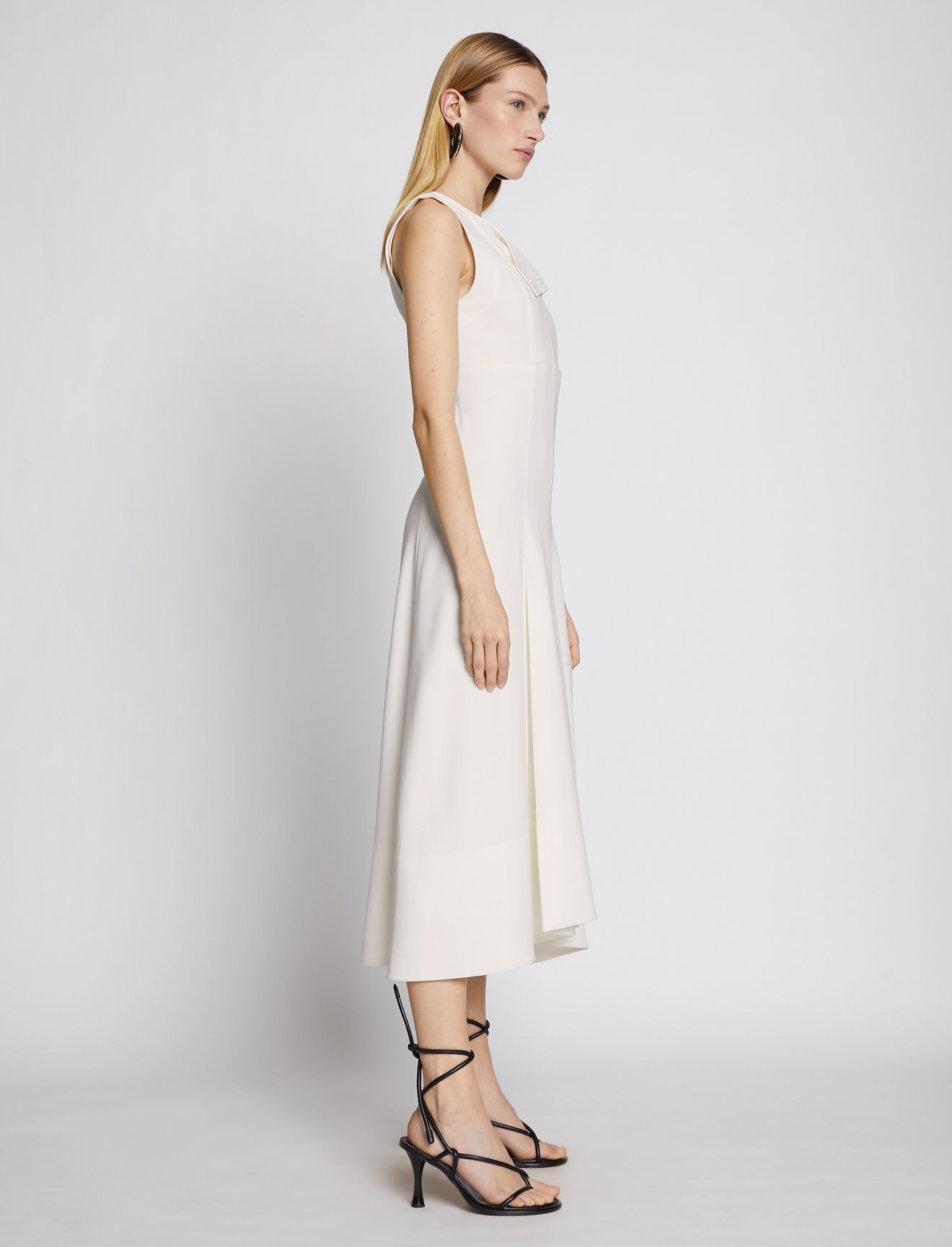 Crepe Seamed Dress #1