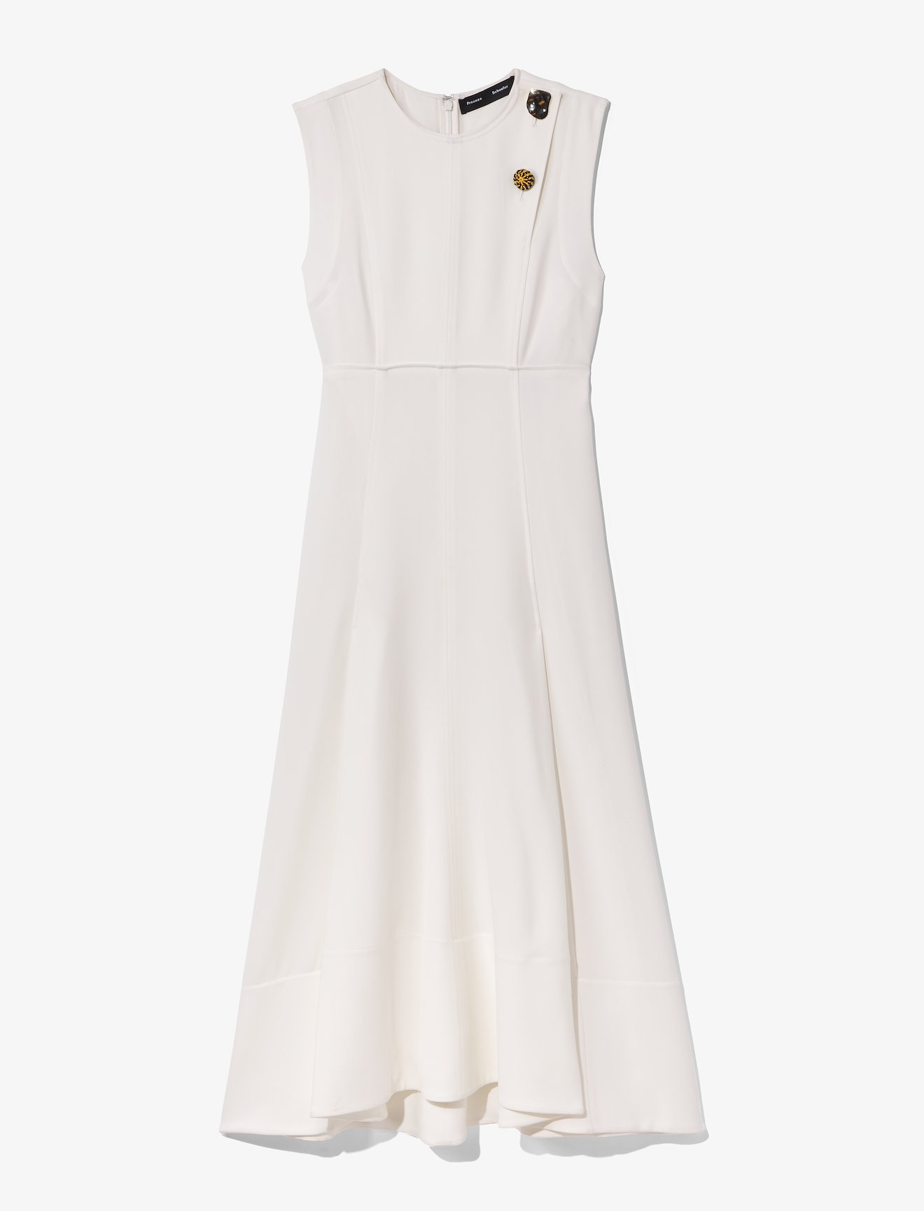 Crepe Seamed Dress #4