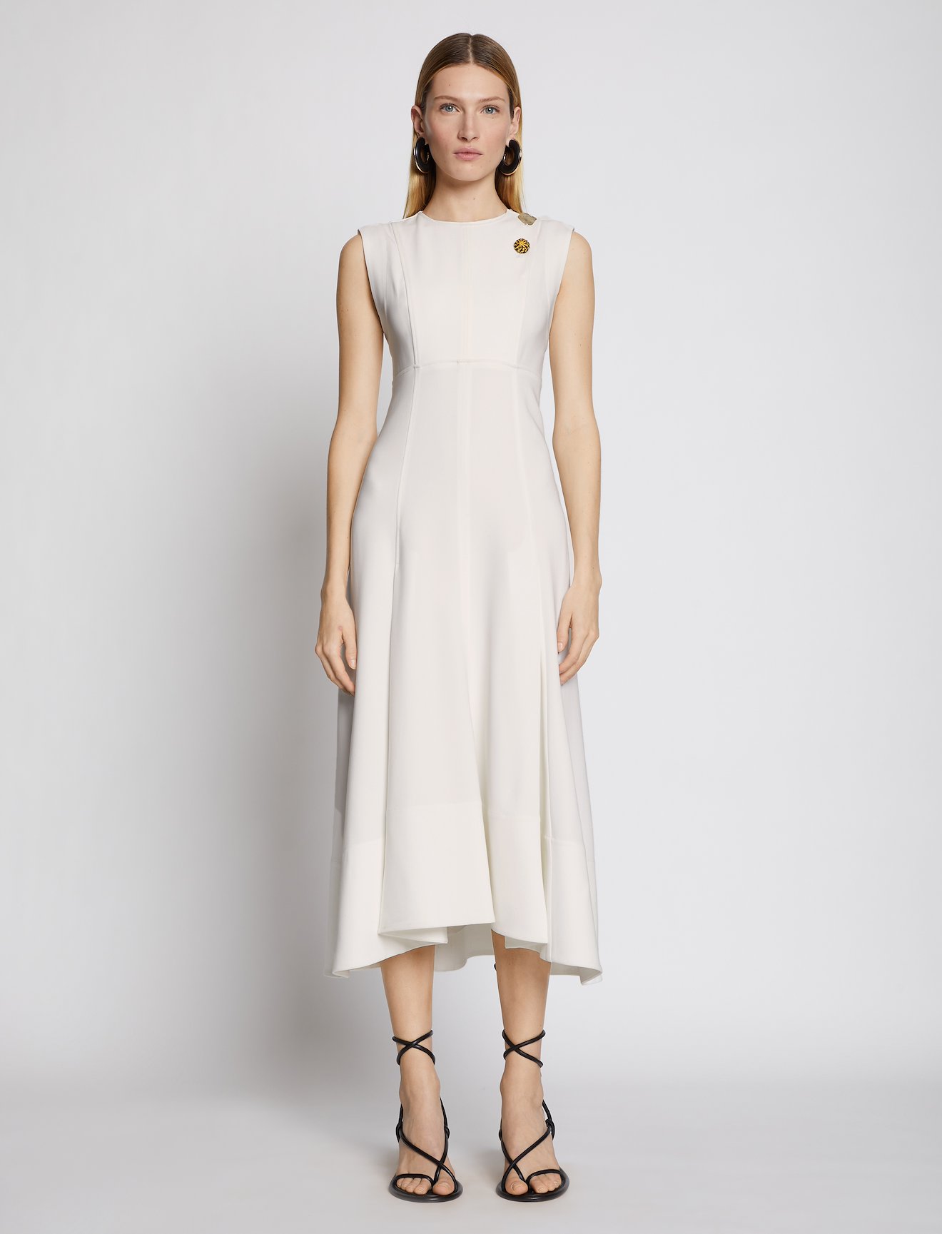 Crepe Seamed Dress #5