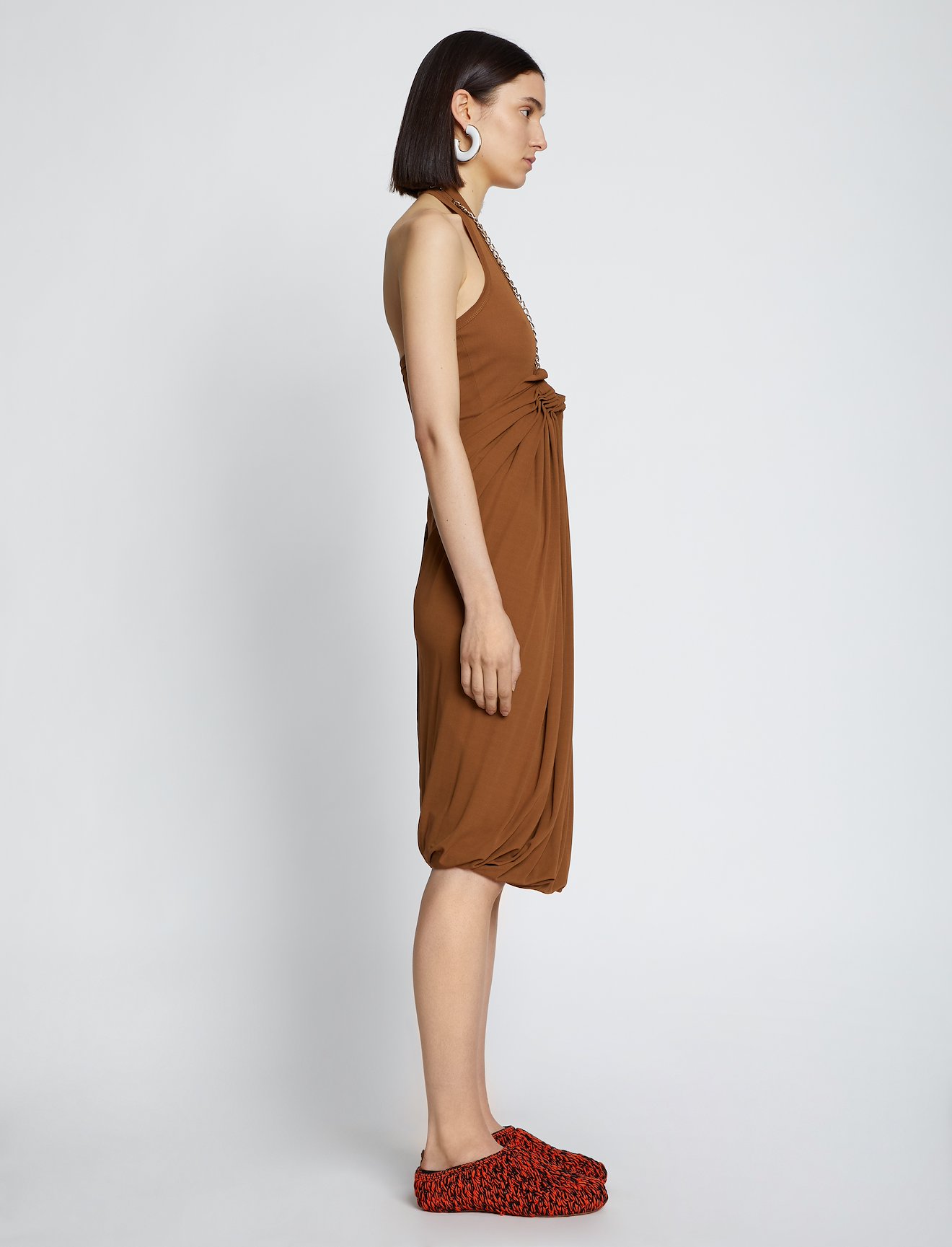 Draped Matte Jersey Dress #1