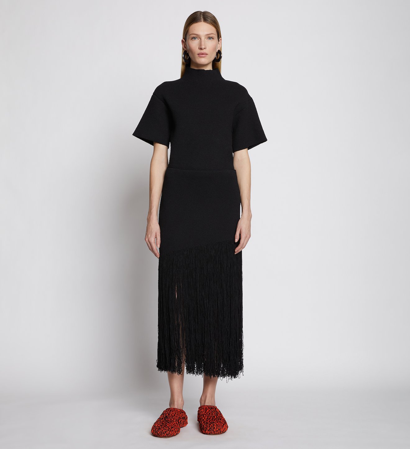 Fringe Knit Skirt