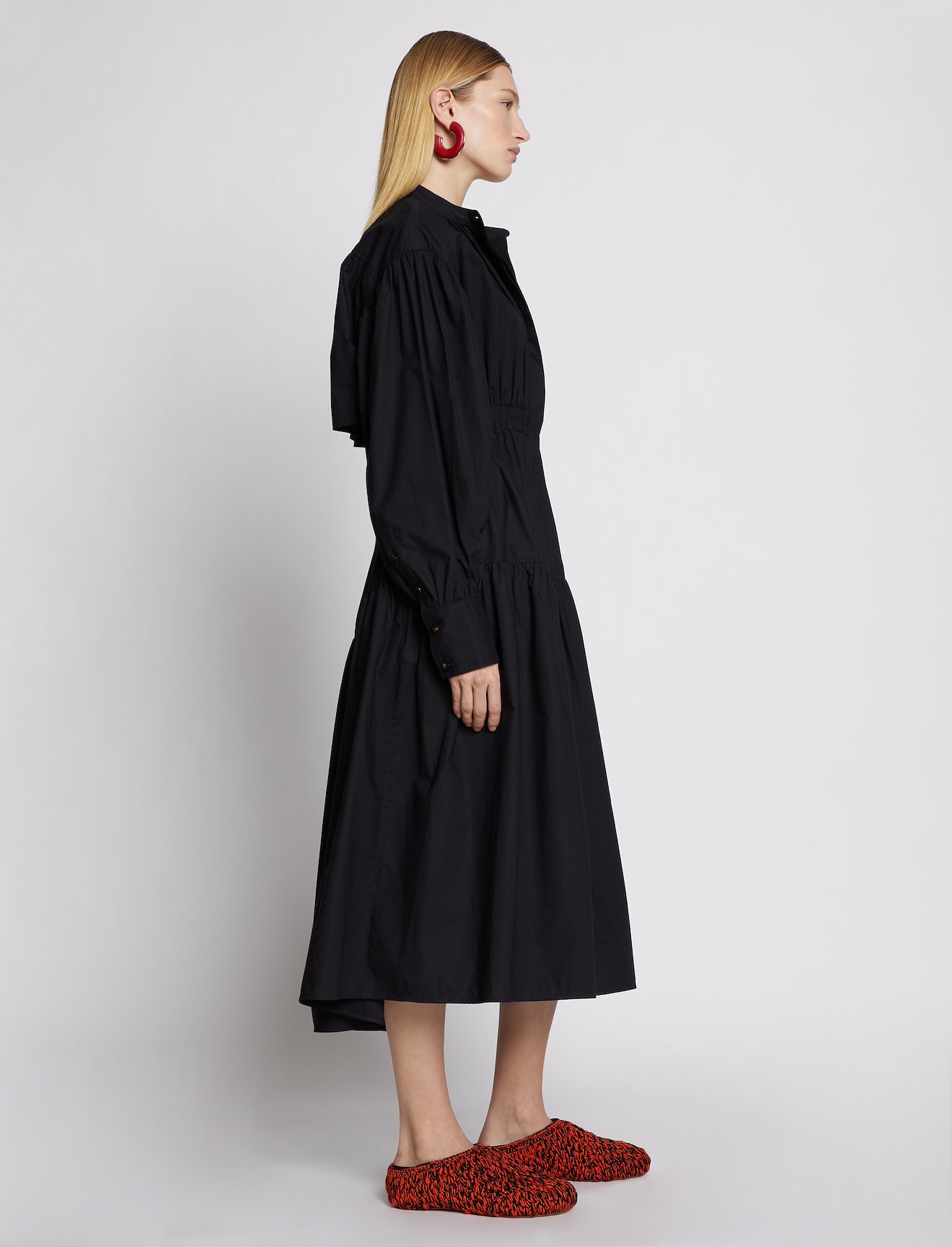 Poplin Open Back Dress #1