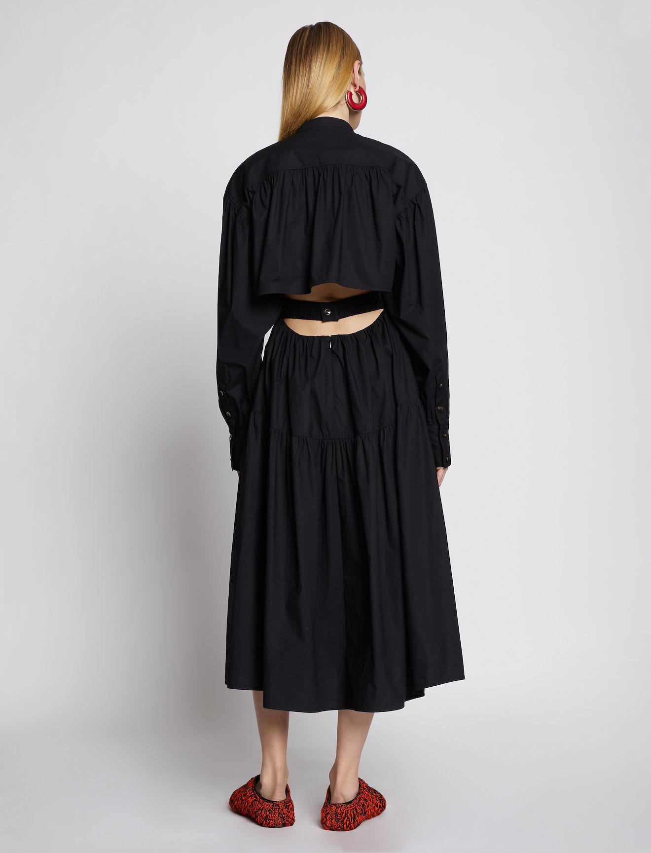 Poplin Open Back Dress #2