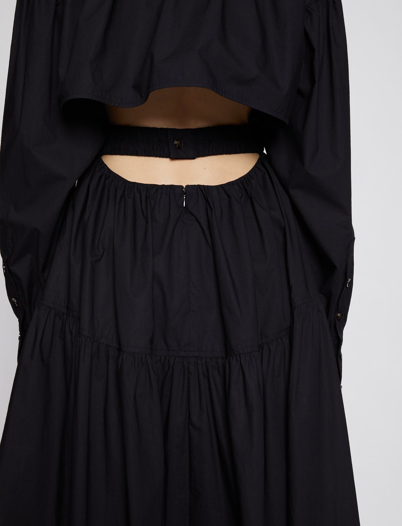 Poplin Open Back Dress #3