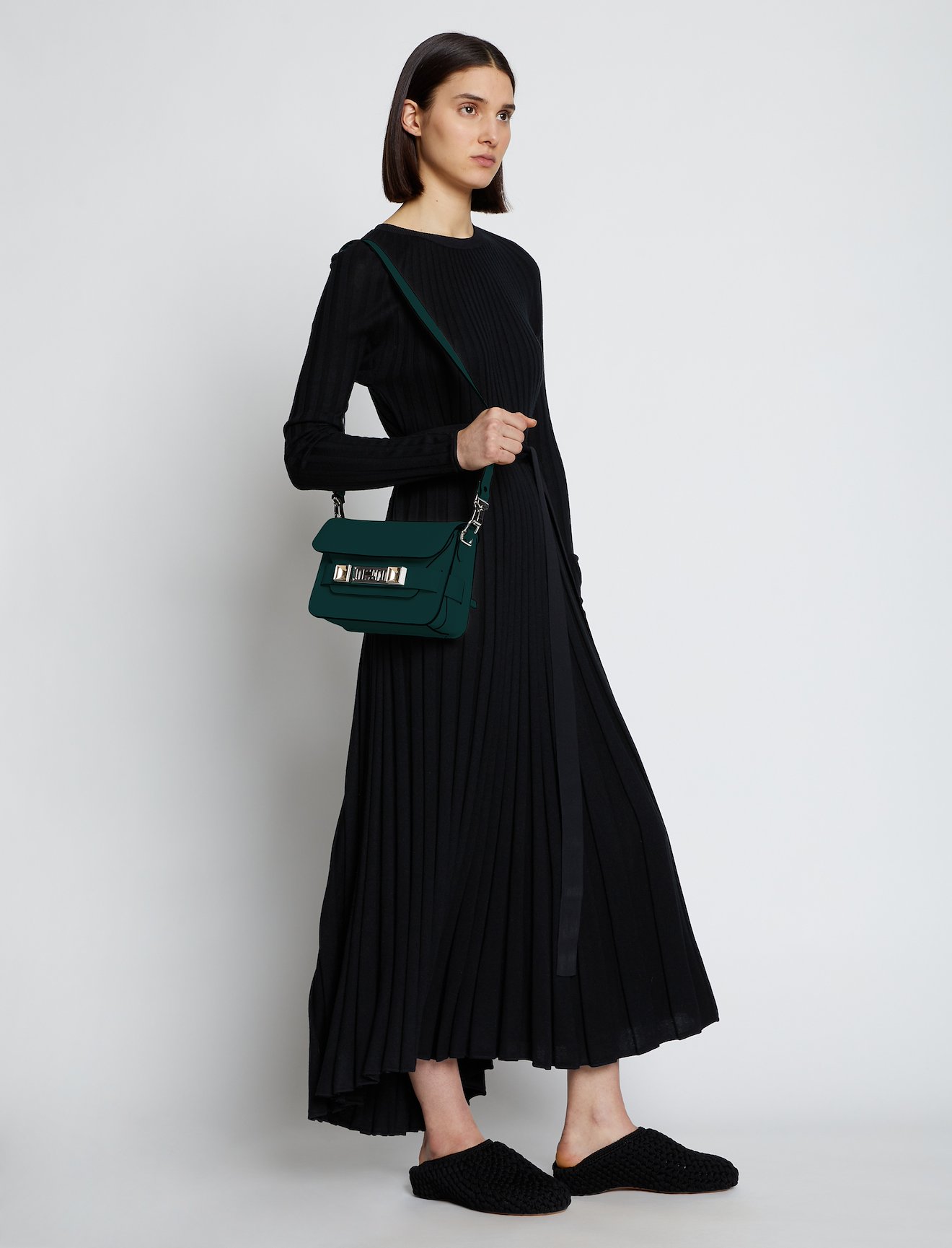 PS11 Mini Classic Bag in dark green | Proenza Schouler