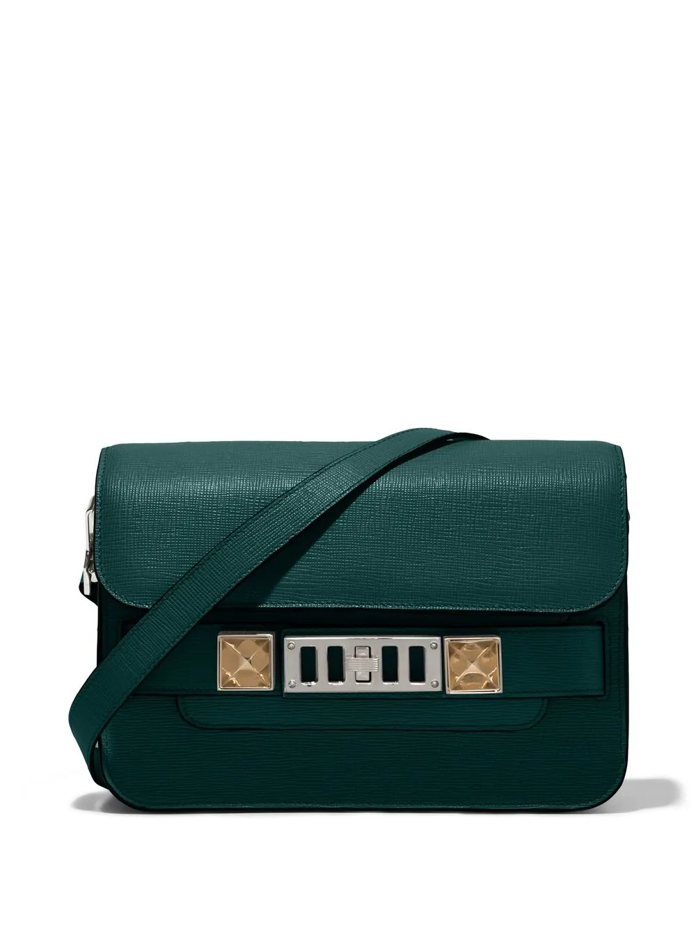 Proenza Schouler Ps11 Linosa Clutch In Green