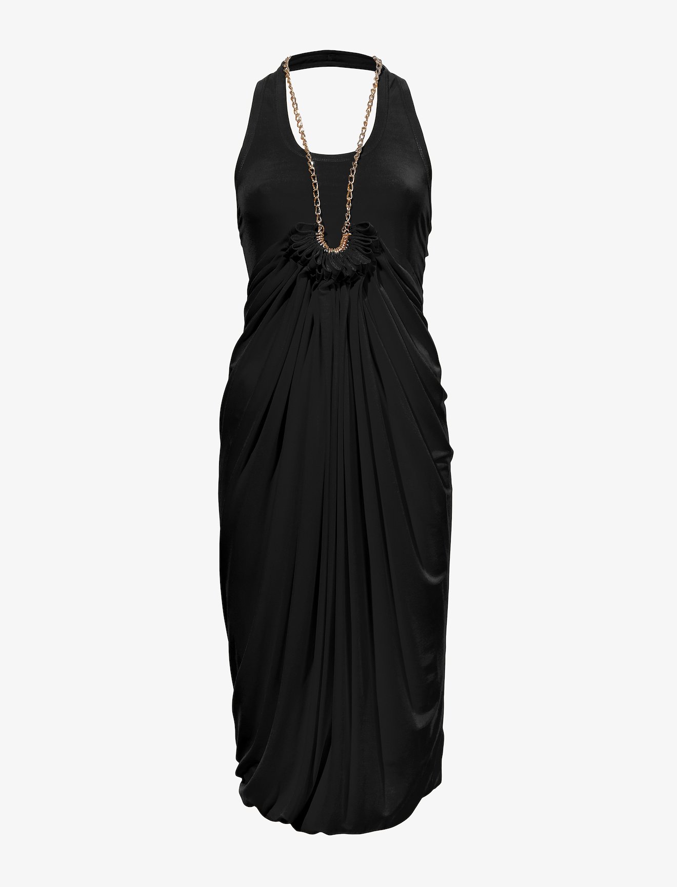 Draped Matte Jersey Dress #3