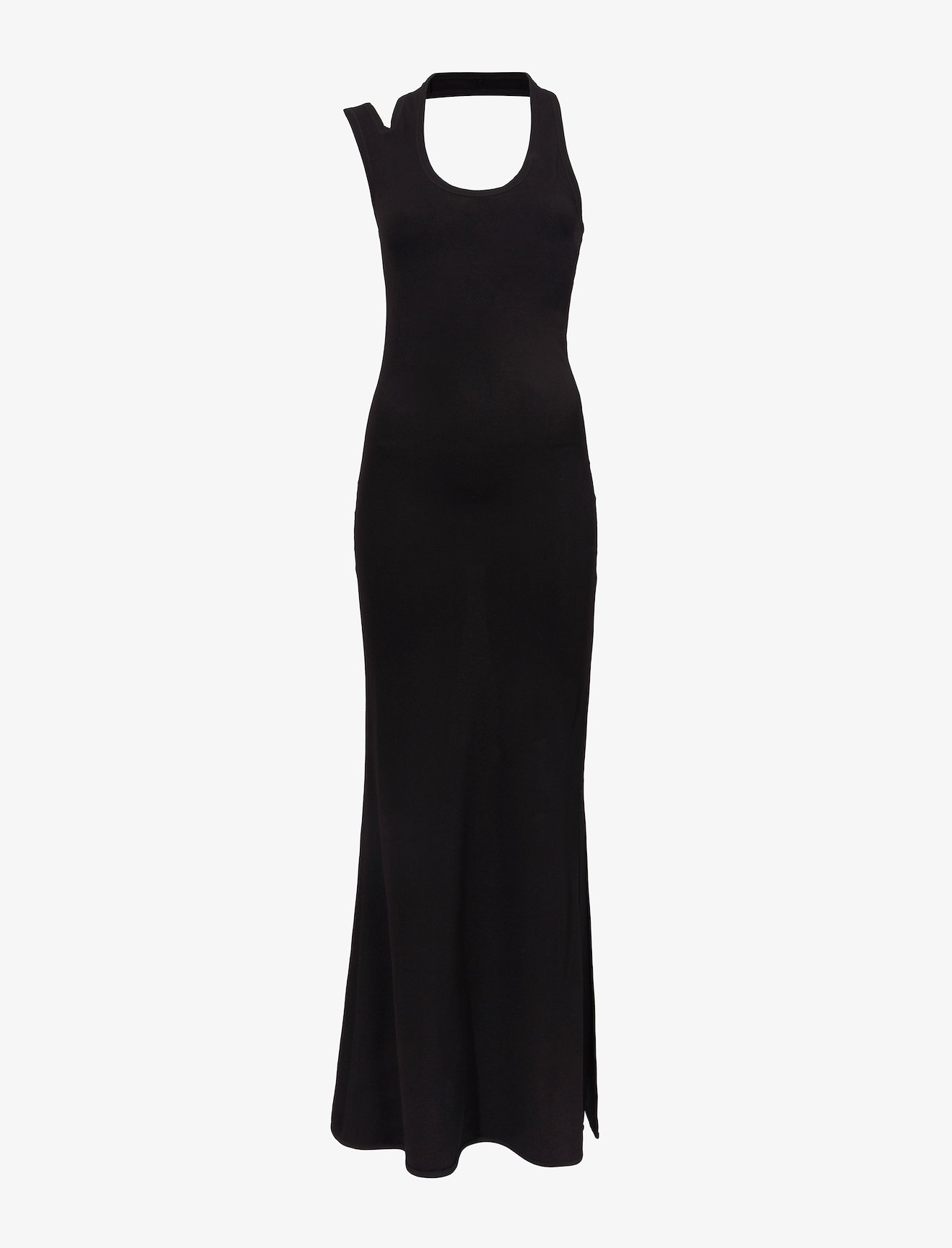 Crepe Jersey Halter Dress in black | Proenza Schouler