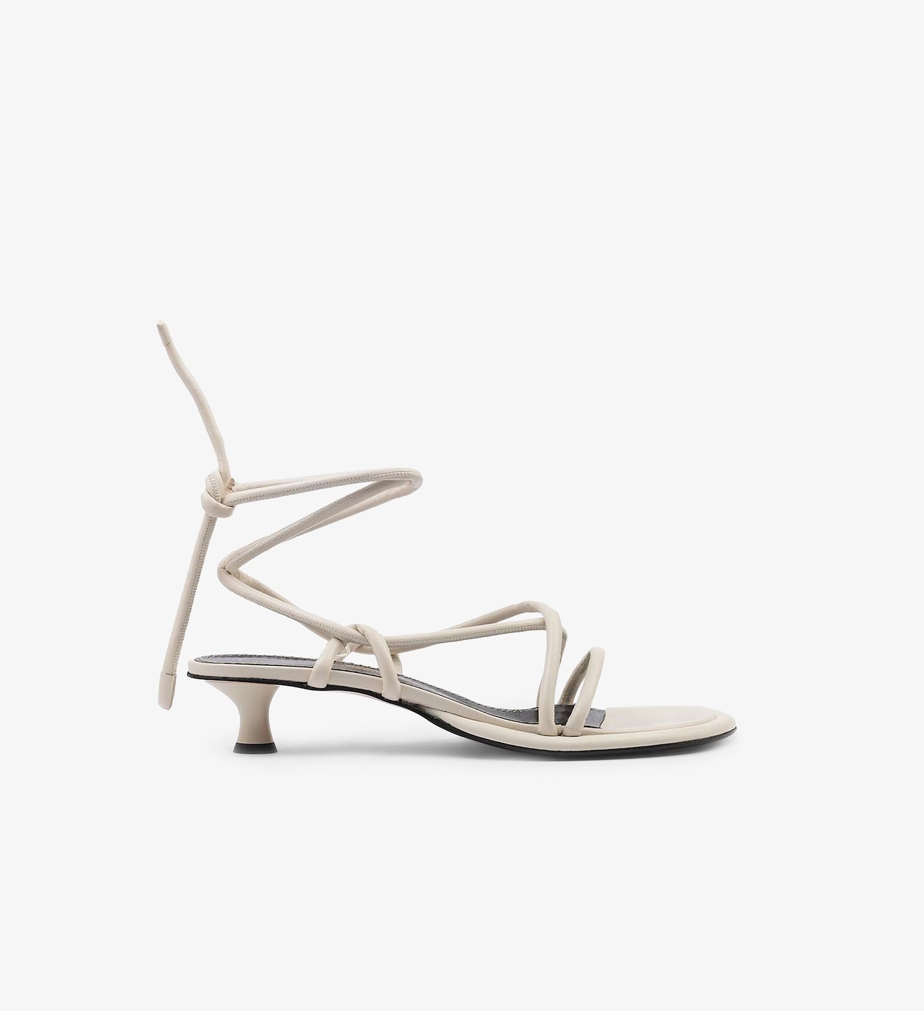 Pipe Ankle Tie Sandals - 40mm