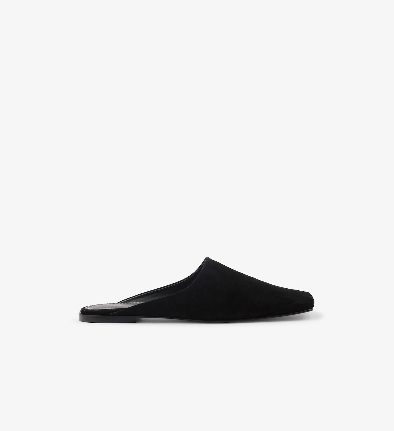 Suede Square Slippers