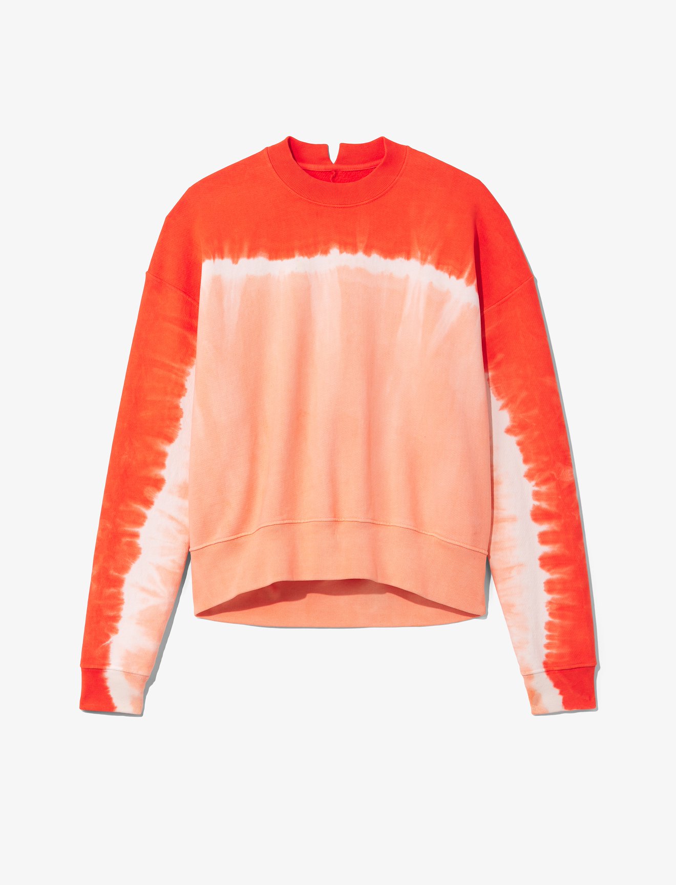 Tie Dye Sweatshirt in orange | Proenza Schouler