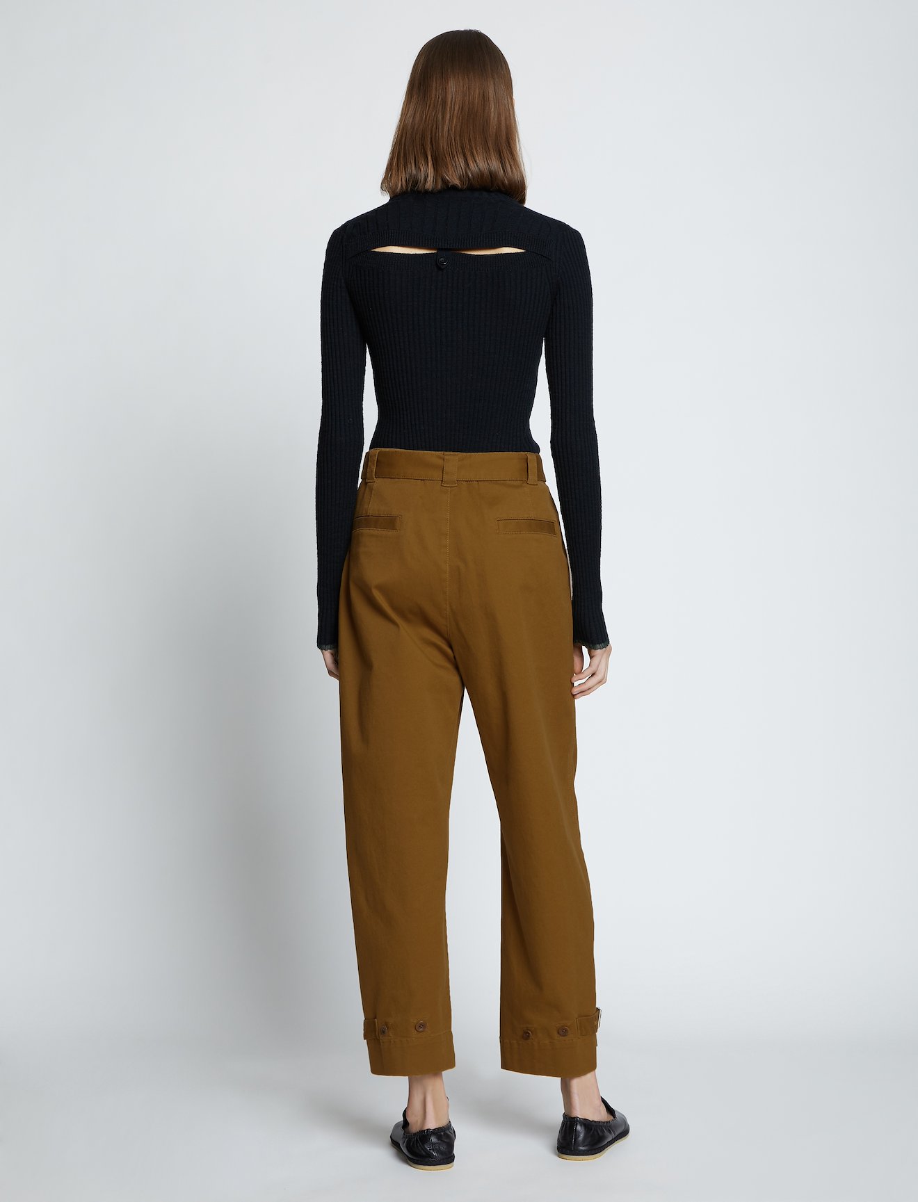 Cotton Twill Tapered Pants #2