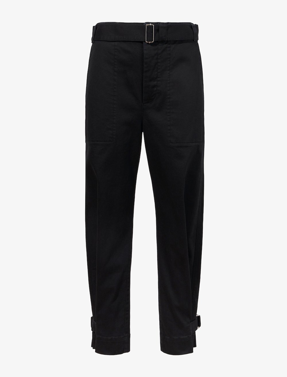 Cotton Twill Tapered Pants