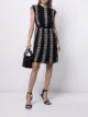 Image 2 of Giambattista Valli striped short-sleeve silk dress